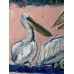 “Albatrosses. Bilosaraiskyi Nature Reserve” – Original Bird Painting by Marina Stognieva